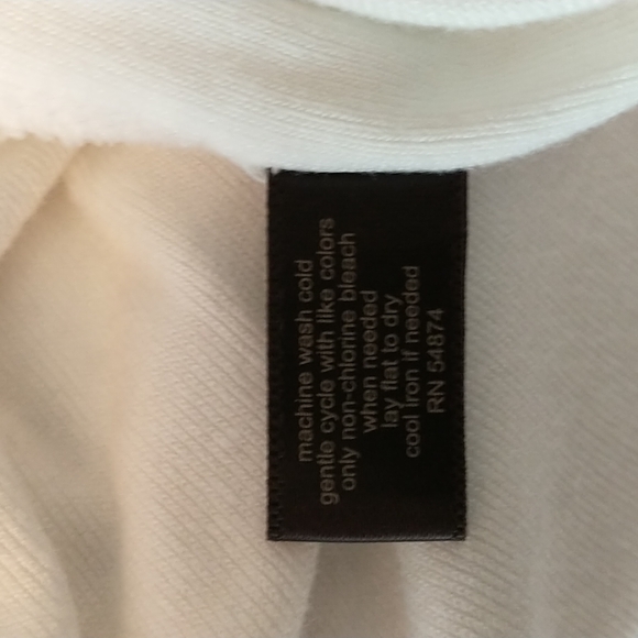 The Limited Draped White Tee - Picture 8 of 8